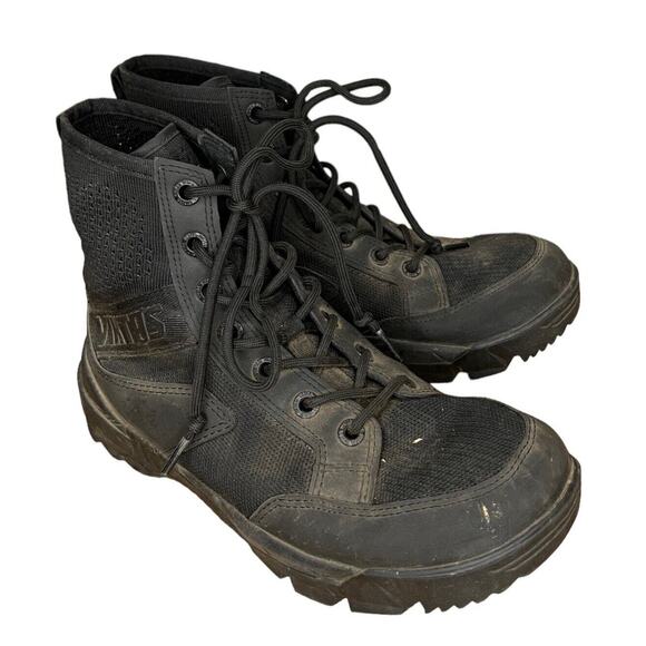 Viktos Johnny Combat Mens Black Vented Boots Mens Size 8.5 US SuperFeet - Picture 6 of 7